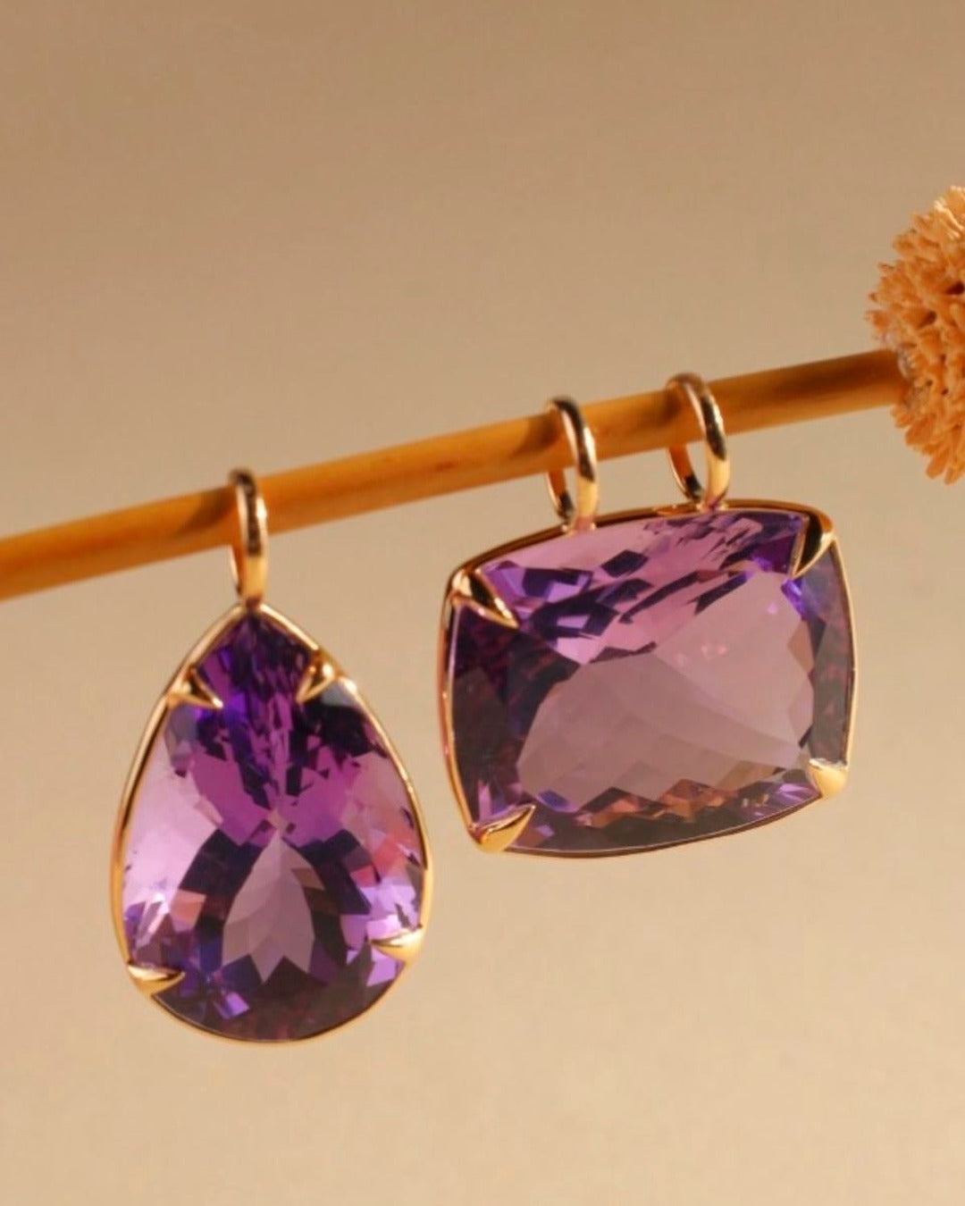 Amethyst Drop Earrings